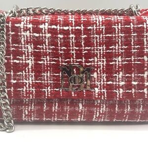 New Badgley Mischka Textured Messenger Bag